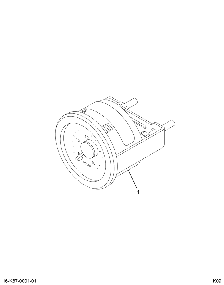 ..IP, VOLTMETER GAUGE (Intl. 3851579F91)