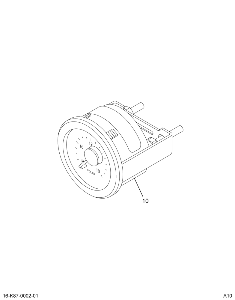 OVERHEAD CONSOLE; HOURMETER GAUGE (ABR #7)
