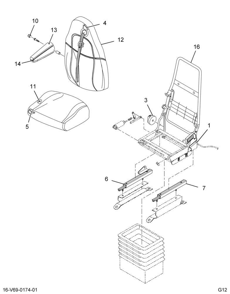 ..SEAT PASSENGER  CLOTH  NON-SUS (BC4Z-7060004-W)