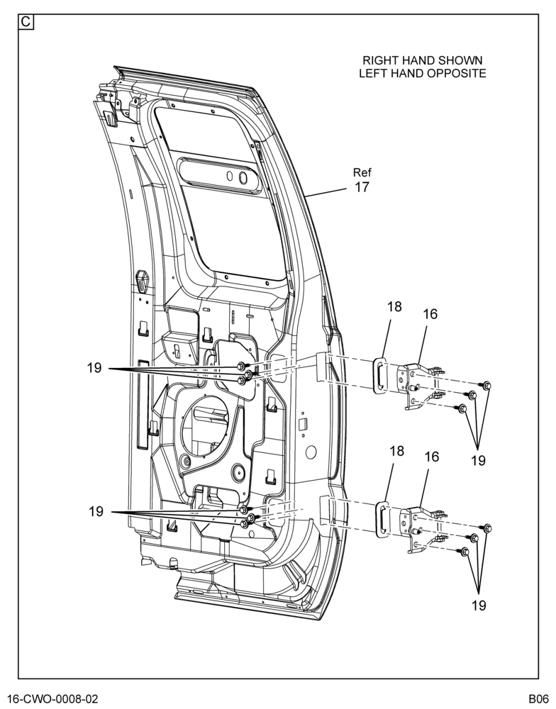 ..KIT DETACHED PARTS  SUPER CAB (Intl. 3606337C94) 3/3