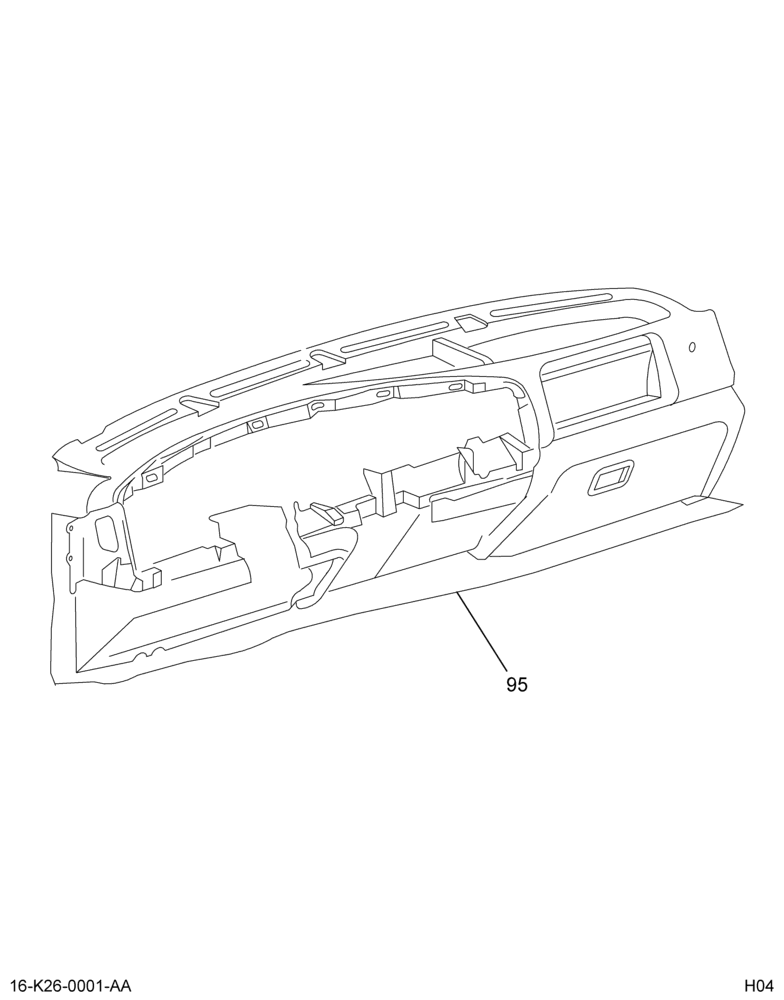 INSTRUMENT PANEL; MAIN ASM (ABR #26)
