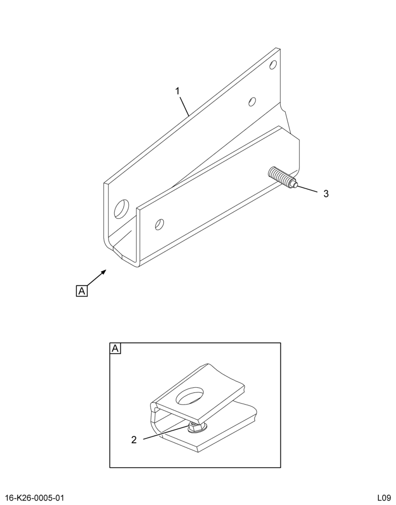 ......SUPPORT  LH STEERING BRACKET (BC4Z-3B139-C)