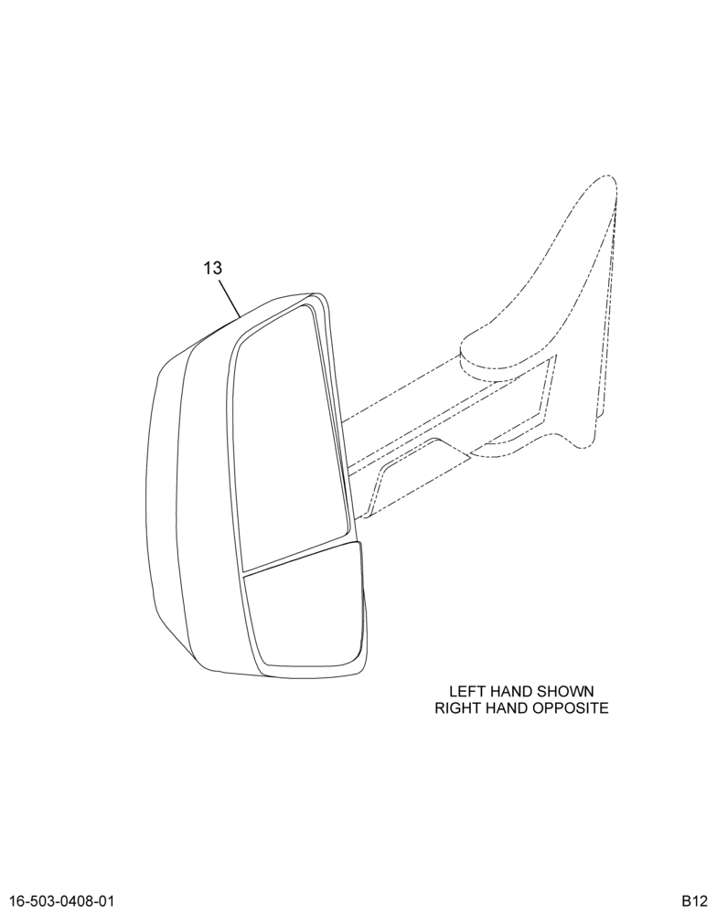 ..MIRROR , REAR VIEW, ASSY, 2020 (BC4Z-17682-C)