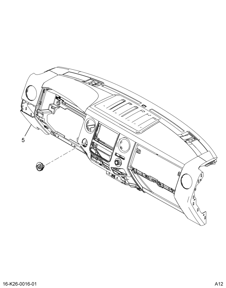 INSTRUMENT PANEL; MAIN ASM (ABR #26)
