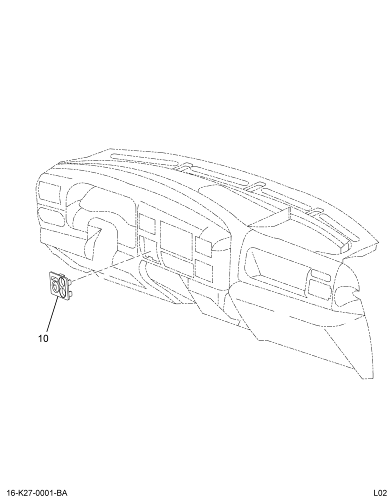 INSTRUMENT PANEL; BEZEL ASM (ABR #27)