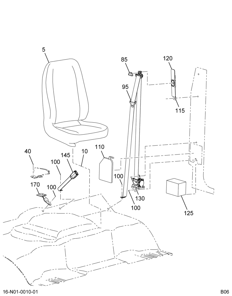 SEAT & RESTRAINT INSTL; DRIVERS
