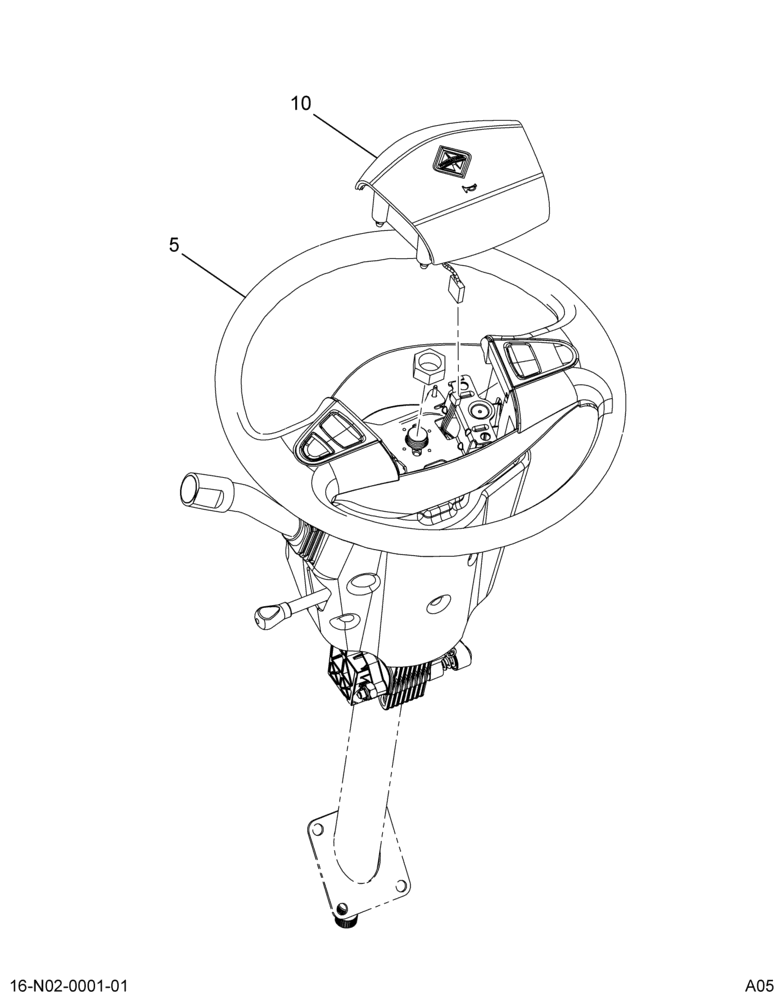STEERING WHEEL INSTL