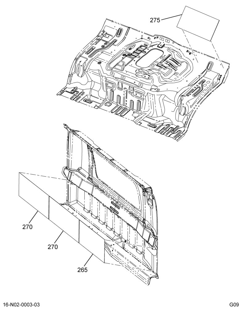 INTERIOR TRIM INSTL 3/3