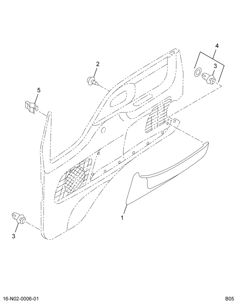 ..PANEL DOOR TRIM RH PWR (6E7Z-2023942-BA)