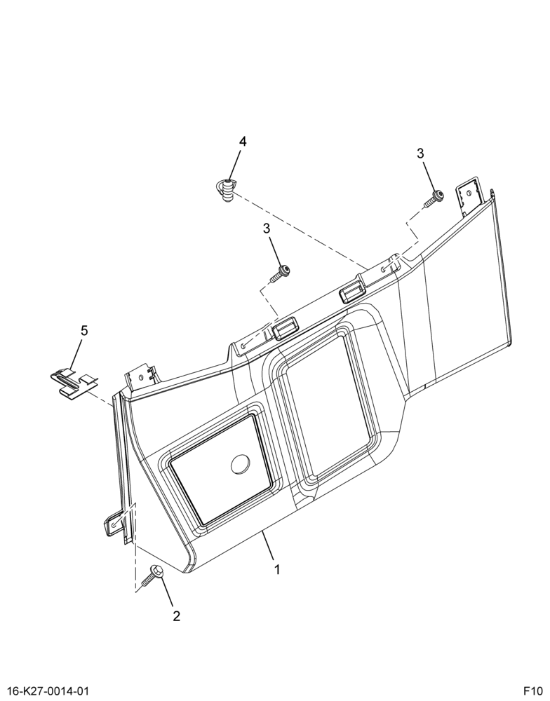 ..IP  LWR CENTER PANEL (Intl. 3711607F93)