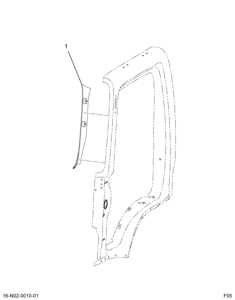 ..PANEL PLD A TRM CVR LH (6E7Z-2003599-AA)