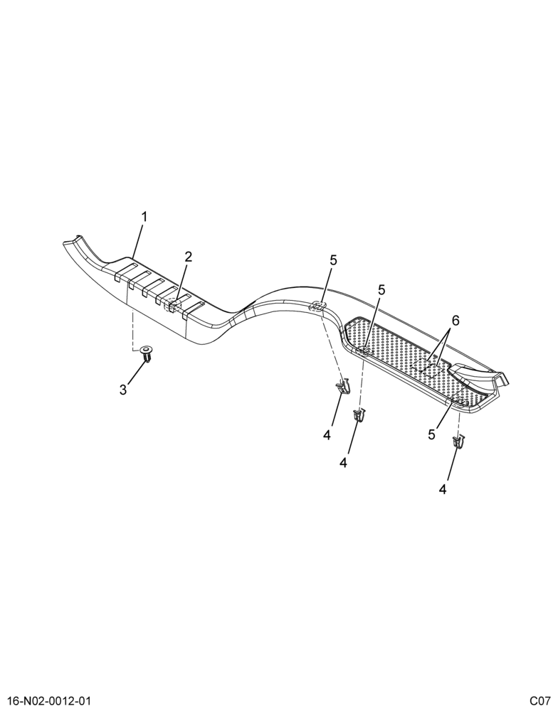 ..PLATE ASSY SCUFF DRIVER (8E7Z-2013209-A)