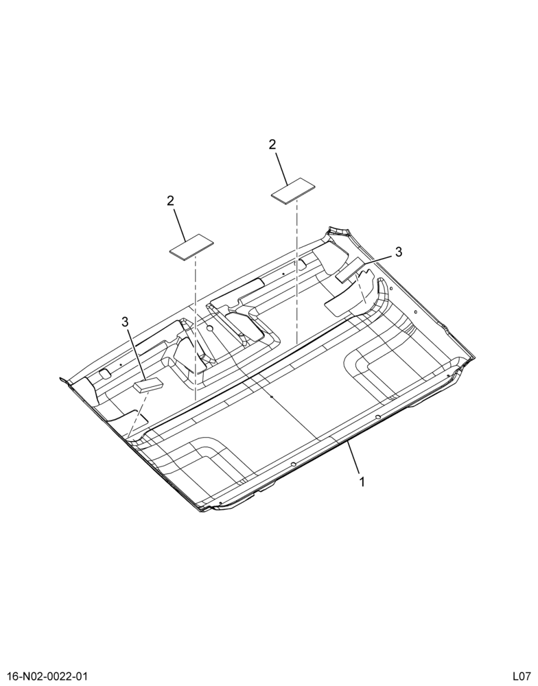 ..PANEL  CF HEADLINER ASSEMBLY (8E7Z-2051944-A)