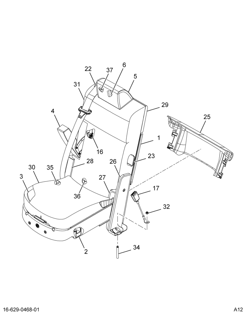 ..SEAT PASSENGER  20%  NON-SUSPE (BC4Z-7060004-G)