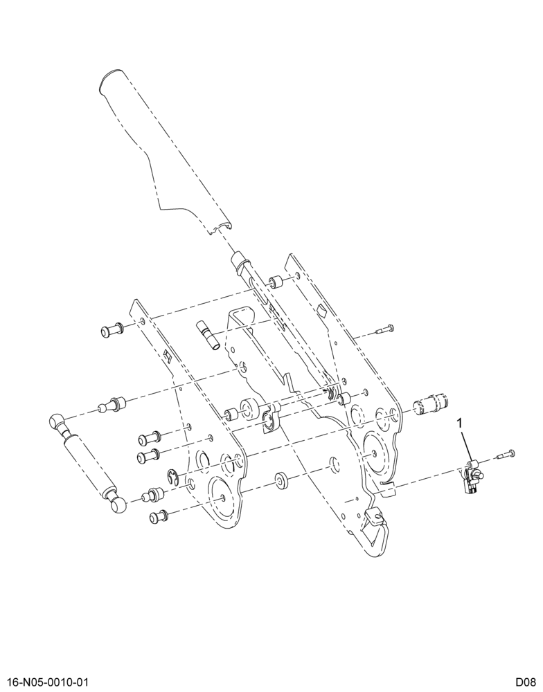 ..LEVER HAND BRAKE CONTROL BRAKE (6E7Z-2780-AA)