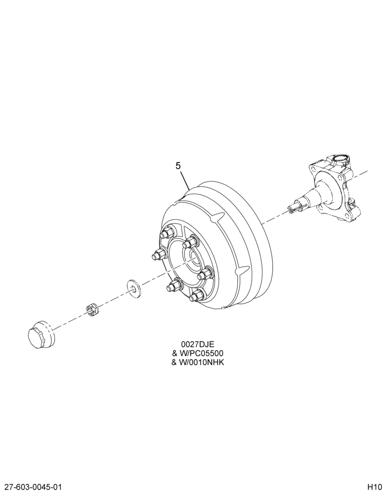 WHEEL HUB ASM; FRONT, DISC