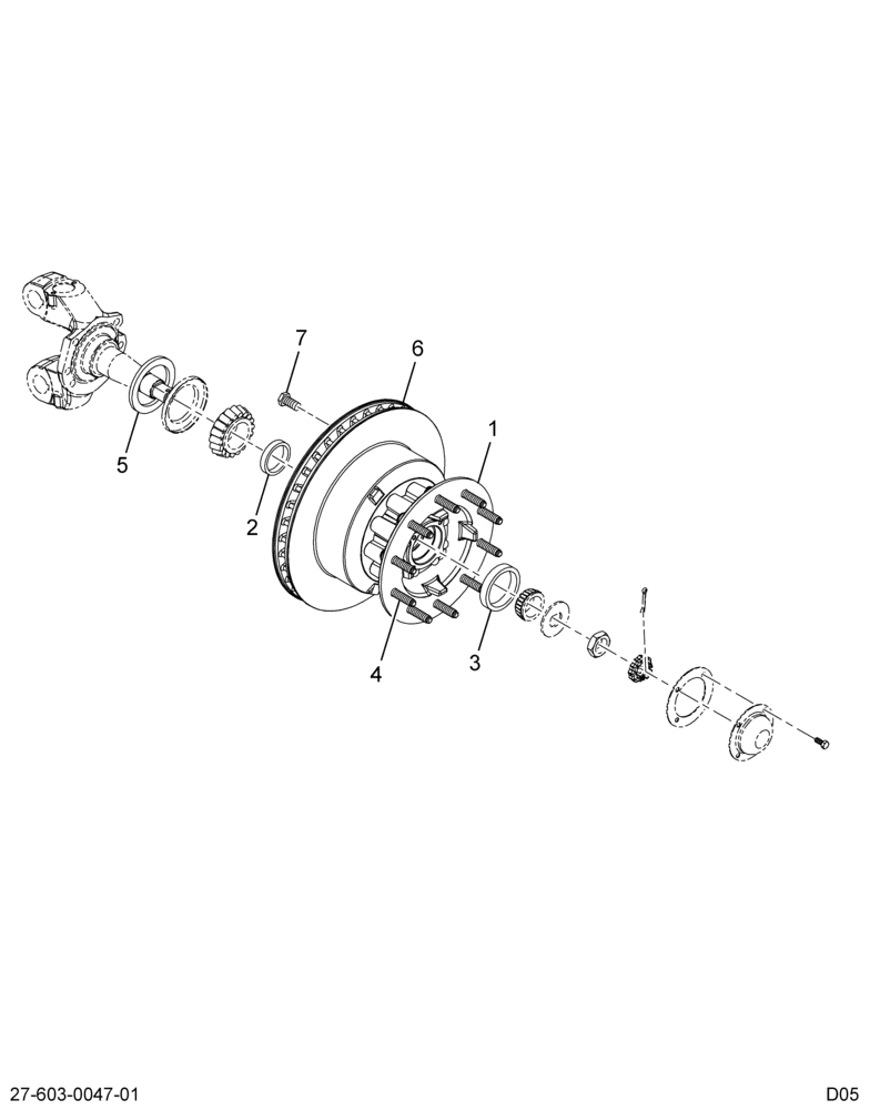 ..HUB FRT WHEEL W/ROTOR ABS (6E7Z-1102-AA)