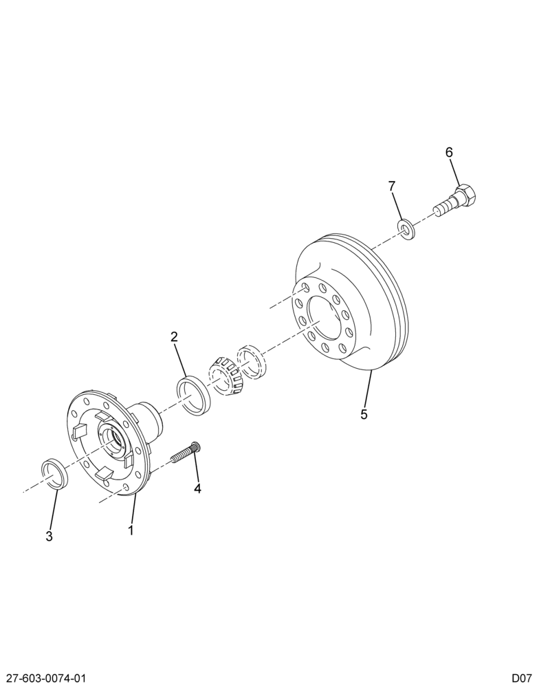 ..HUB FRT WHEEL W/PFC ROTOR (Intl. 3531675C93)