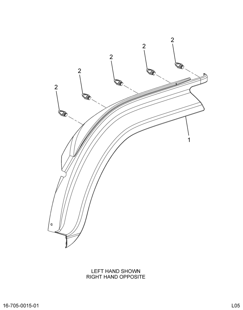 ..PANEL CAB STEP FNDR FLARE LH (6E7Z-16039-AA)
