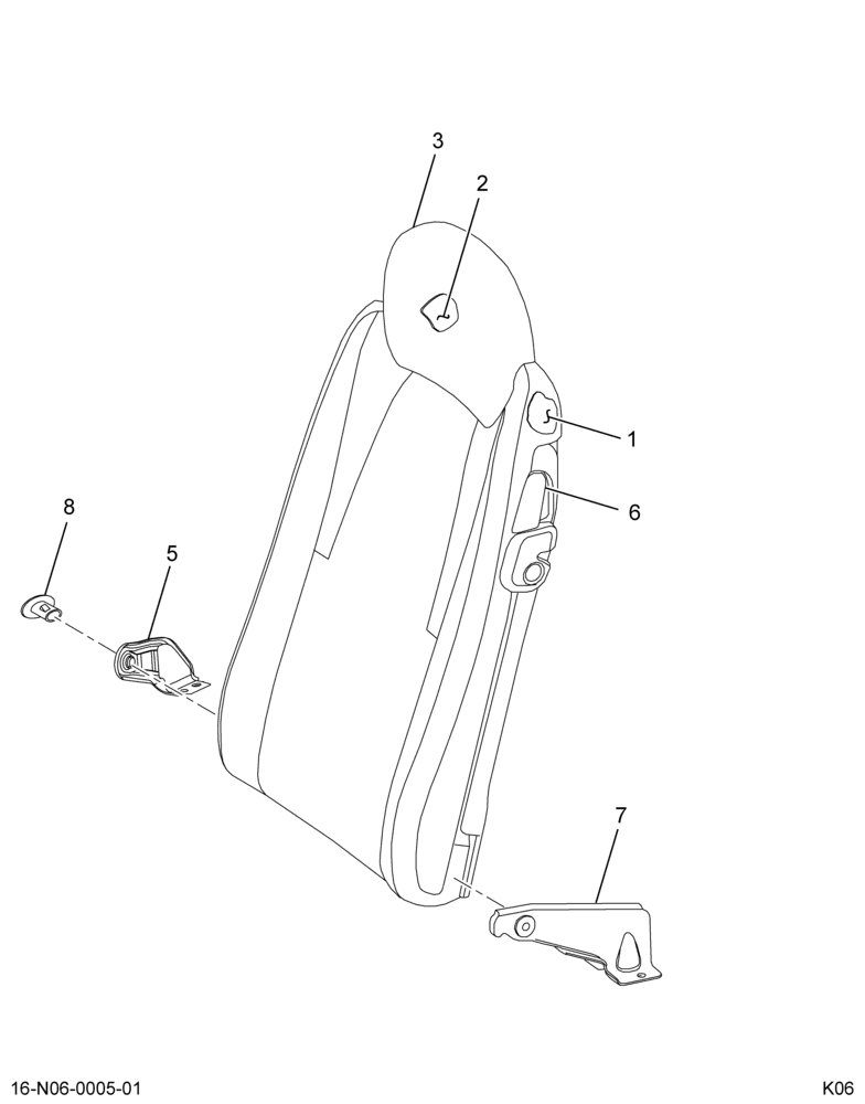 ..SEAT PASS COMPLETE VINYL (7E7Z-2060136-CA)