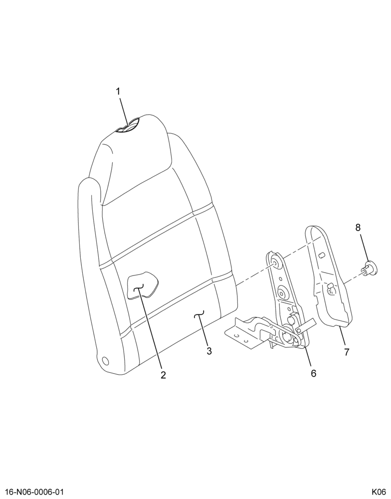 ..SEAT OCCUPANT CNT BCK VINYL (7E7Z-2060136-EA)