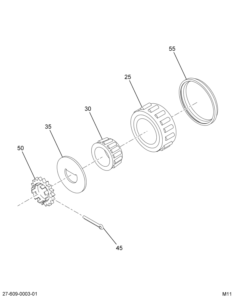 SEALS & BEARINGS; WHEELS, FRONT AXLE