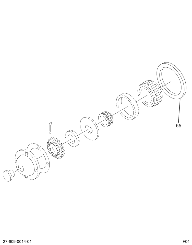 SEALS & BEARINGS; WHEELS, FRONT AXLE