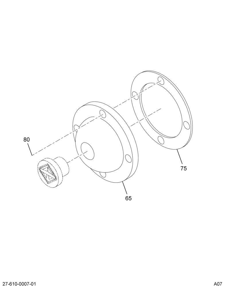 HUB CAP KIT; FRONT WHEEL