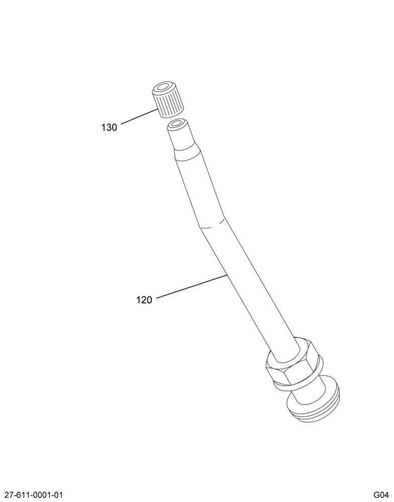 TIRE VALVE & CAP; FRONT WHEEL