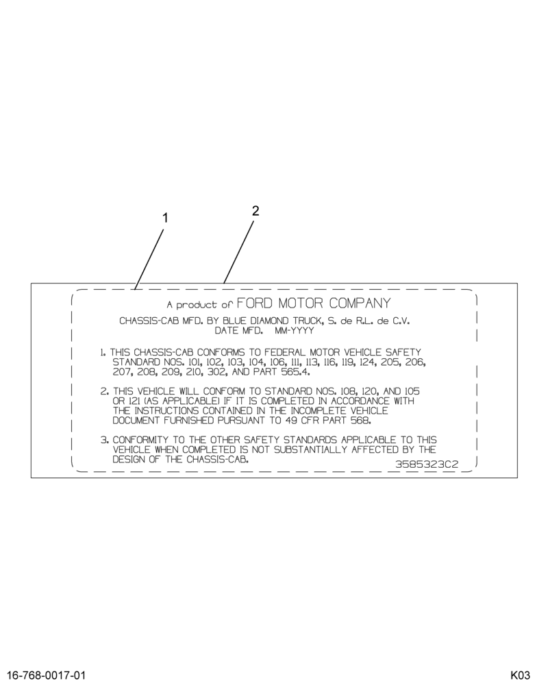..PRODUCT GRAPHICS SAFETY COMPLI (Eng. 4C4O-13A661-BB)