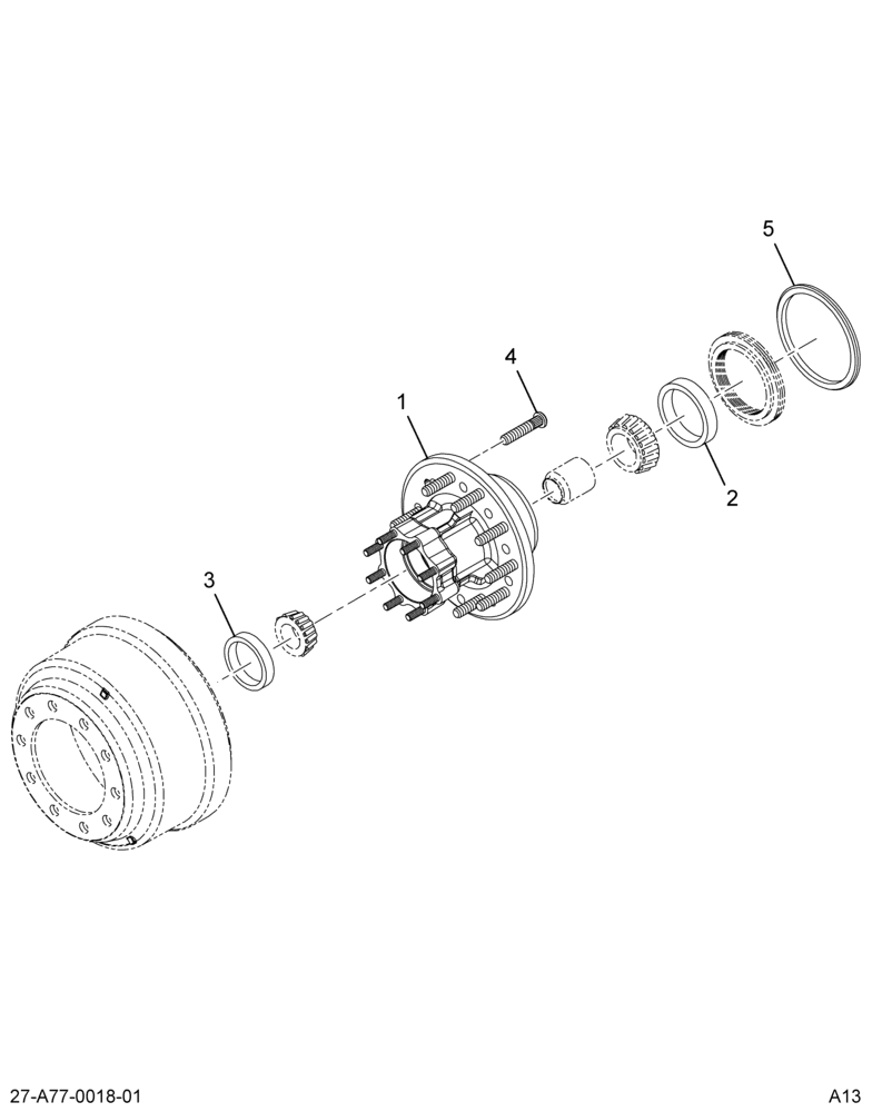 ..HUB,FRT WHEEL , F08 IRON 10-28 (CC4Z-1104-B)