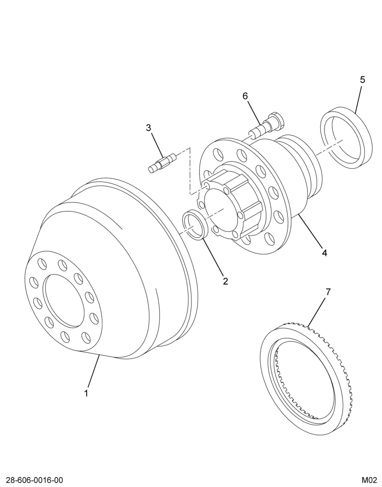 ..HUB REAR WHEEL W/DRUM (4C4Z-1113-DA)