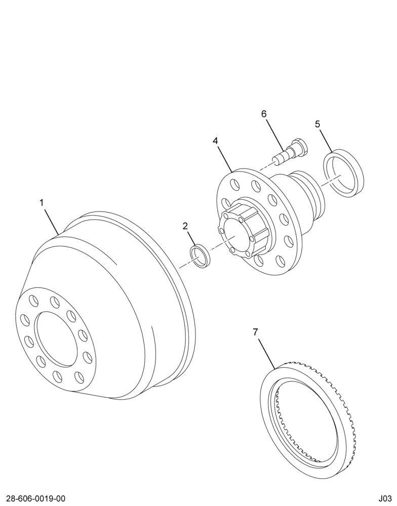 ..HUB FRT WHEEL W/DRUM*CAST 15X5 (Eng. 4C4O-1102-GA)