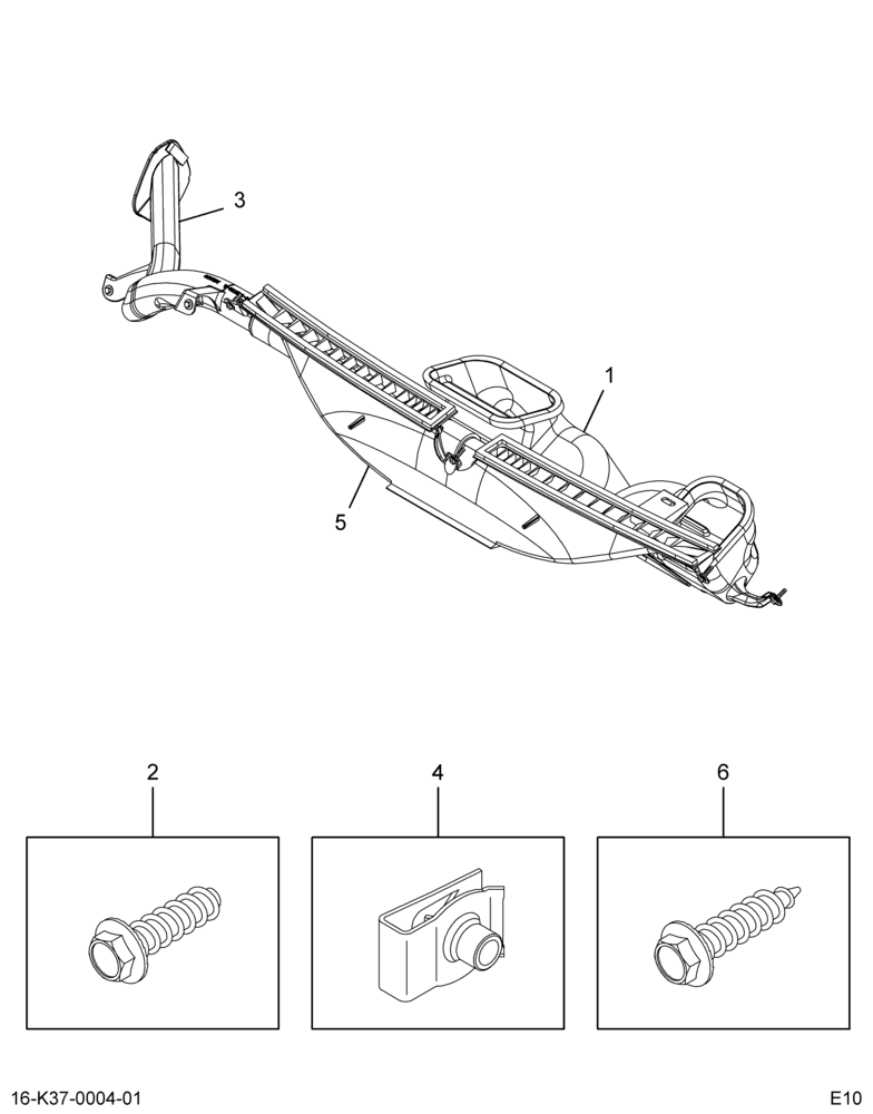..IP  DUCT  CENTER IP ASSY (Intl. 3712812F92)
