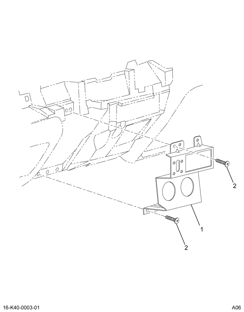 ..IP, CONTROL MTG, ALLISON (4C4Z-80045D12-A)