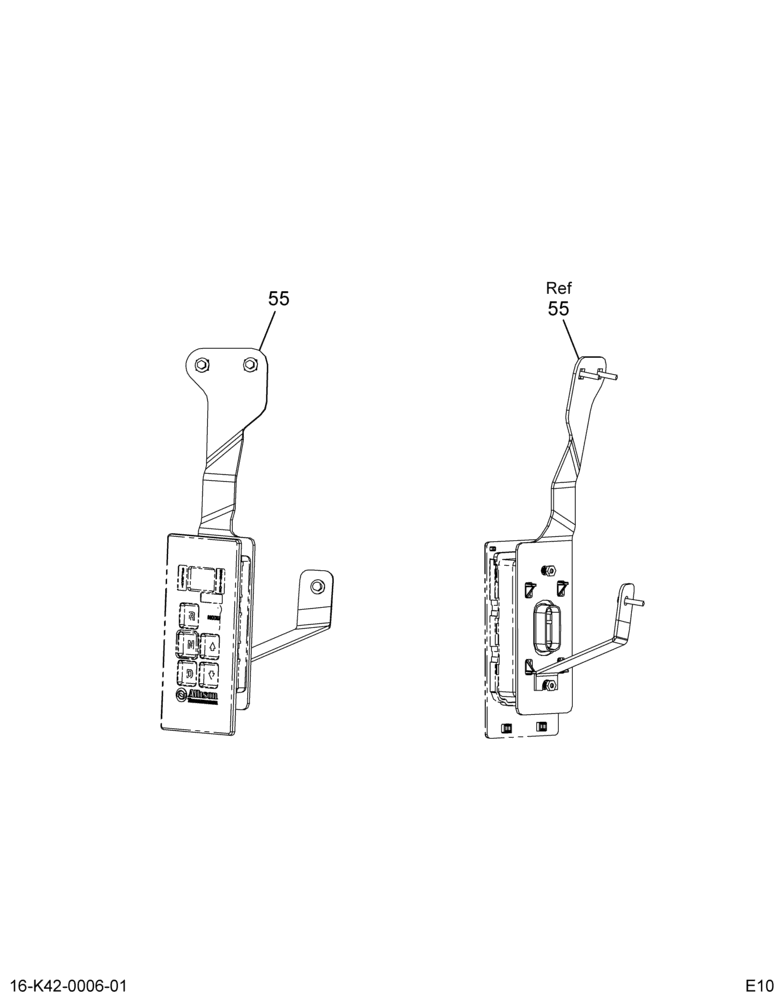 INSTRUMENT PANEL; BRACKET ASM,(ABR#42) 2/2