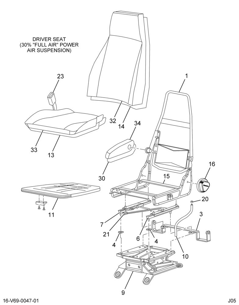 ....SEAT DRS 30% AIR RIDE BAZAAR (4C4Z-6560013-FA)