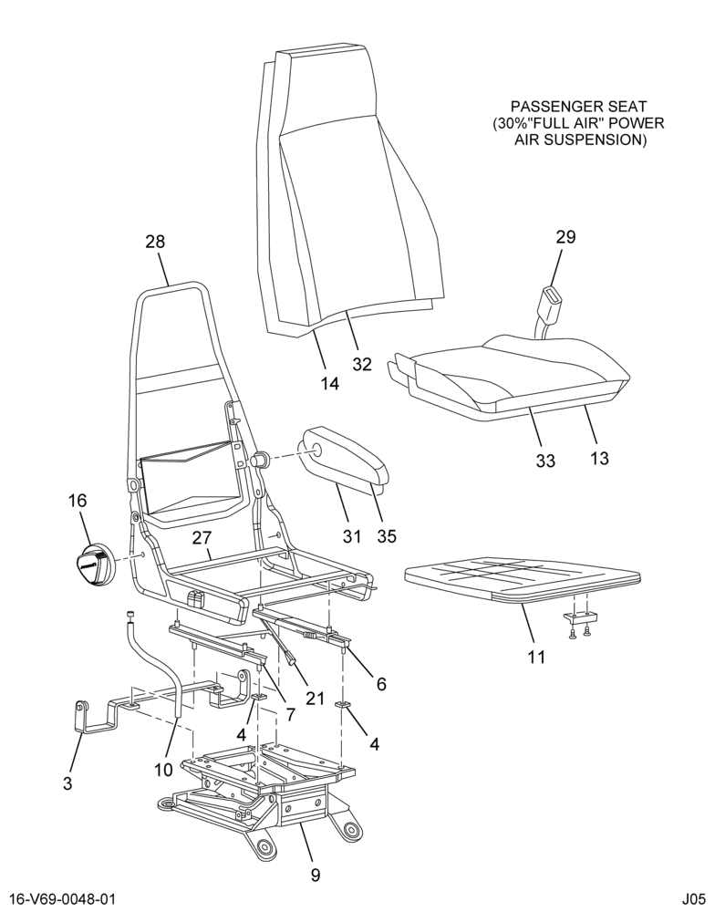 ....SEAT PS 30% AIR-RD G-GRN/G-GRN (6C4Z-6560012-AA)