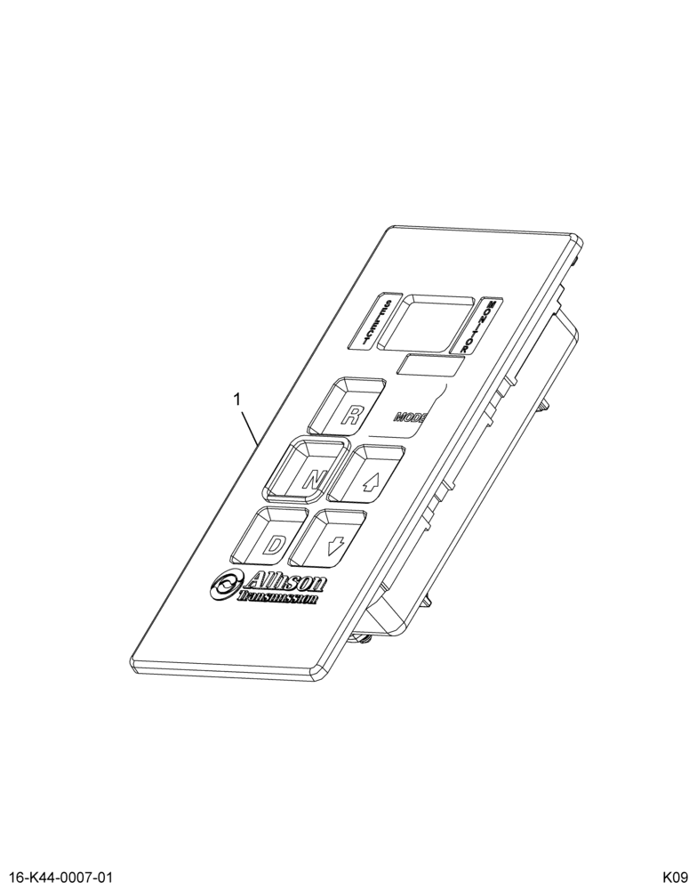..DRIVER CONTROL, SHIFT CONTR (Intl. 3713588F91)