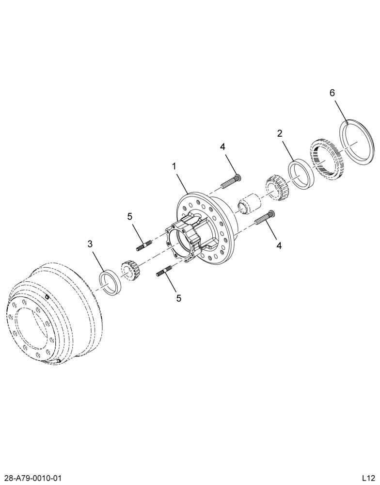 ..HUB,REAR WHEEL , 190 IRON 10-2 (CC4Z-1109-A)