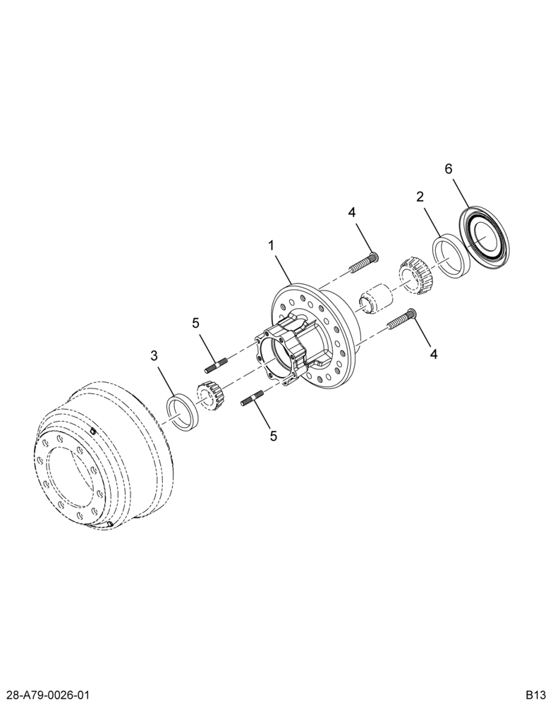 ..HUB,REAR WHEEL , 200 IRON 10-2 (CC4Z-1109-C)
