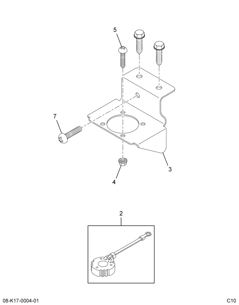 ..IP, BRACKET, WIRE CONNECTOR (Intl. 3856682F92)