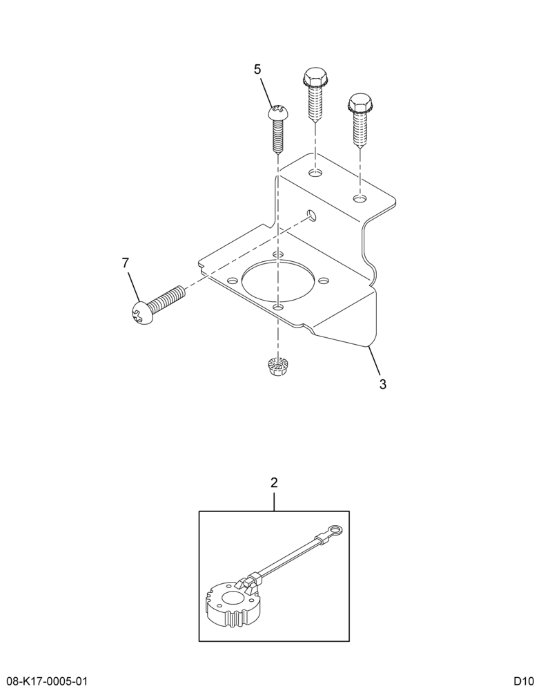..IP, BRACKET, WIRE CONNECTOR (Intl. 3856682F94)