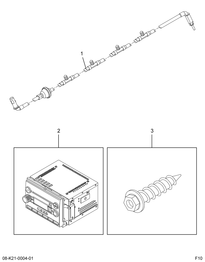 ..IP, CABLE ASSEMBLY,RADIO (Intl. 3857711F92)