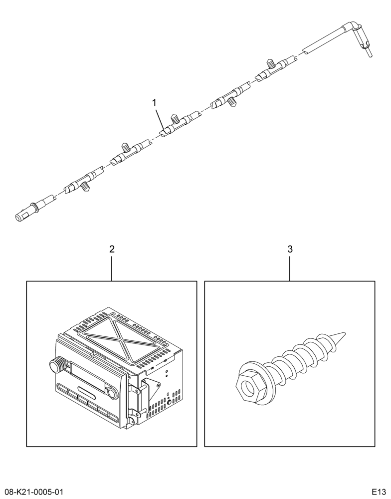 ..IP  CABLE ASSEMBLY  RADIO (Intl. 3857711F95)