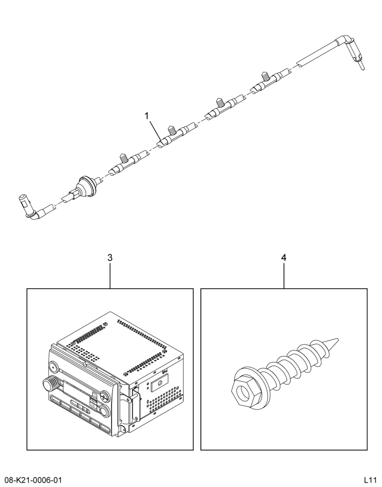 ..IP  CABLE ASSEMBLY  RADIO (Intl. 3857714F96)