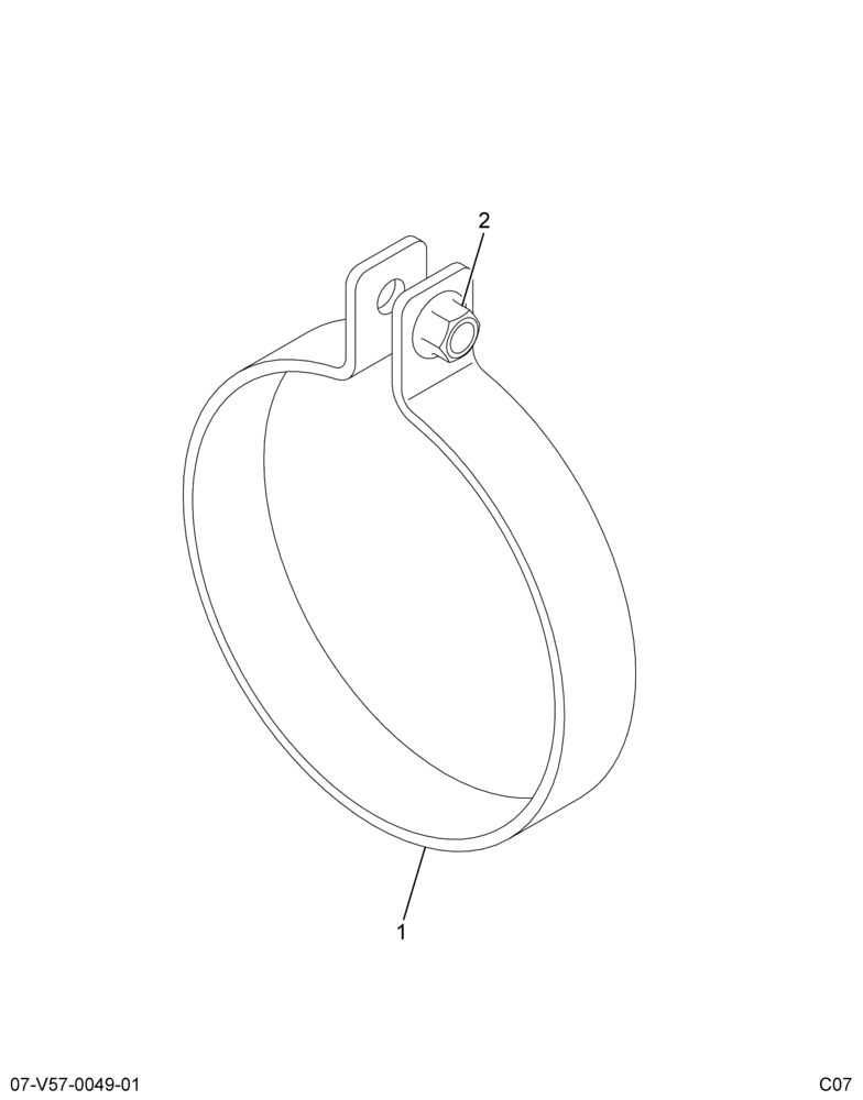 ....SUPPORT TCD CLAMP ASM (BC4Z-5A231-C)