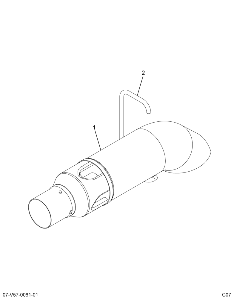 ....PIPE,EXHAUST,DIFFUSER (8C4Z-5202-CA)
