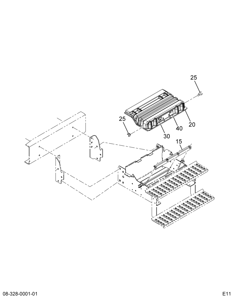 BATT BOX COVER & HOLD DOWN