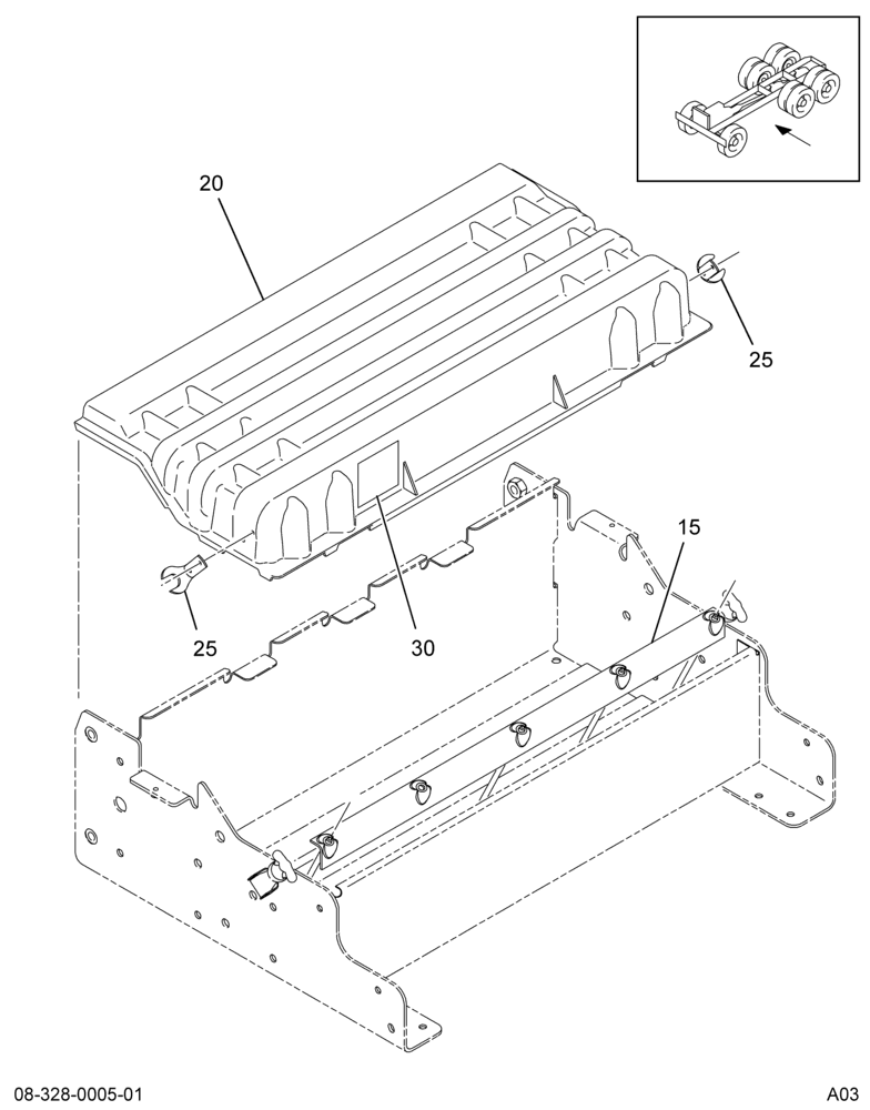 BATT BOX COVER & HOLD DOWN